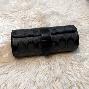 Coach Watch Roll In Charcoal Signature